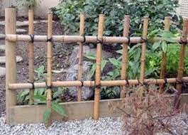 Vieraugen Bambuszaun Japanese Fence Bamboo Fence Bamboo Garden