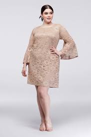 Bell Sleeve Lace Plus Size Sheath Dress Evening Dresses Plus Size Cocktail Dress Lace Lace Sheath Dress