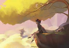 I Drew Hu Tao S Domain Because I Absolutely Love It Genshin Impact In 2021 Art Rules Draw Tao