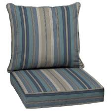 Allen Roth 2 Piece Deep Seat Patio Chair Cushion Lowes Com Patio Seat Cushions Bench Cushions Outdoor Patio Cushions