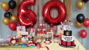 60th Birthday Decorations For Her Red And Gold Nautical Theme 60th Birthday Party 60th Birthday Theme Mens Birthday Party Decorations 60th Birthday Ideas For Dad