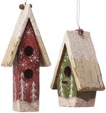 2020 popular 1 trends in home & garden, lights & lighting, furniture, home improvement with ceramic bird decoration and 1. Use Little Bird House Ornaments To Deck Your Christmas Tree Homedecorators Com Holidays Holiday201 Wooden Christmas Ornaments House Ornaments Christmas Bird