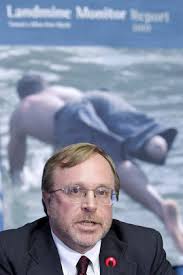 Ian Doucet Landmine Monitor Final Editor Editorial Stock Photo