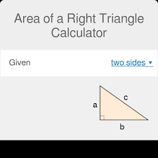 Area and perimeter of a right triangle are calculated in the same way as any other triangle. Area Of A Right Triangle Calculator Formula