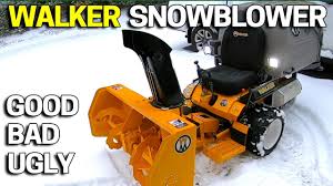 Maybe you would like to learn more about one of these? Walker Snowblower Mower Attachment Demo Review In Action Youtube