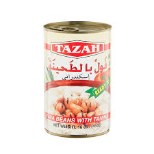 Product Photo: Tazah Fava Beans With Tahina 454g
