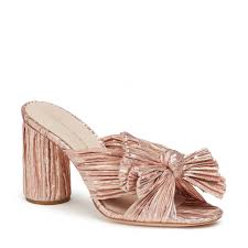 Loeffler Randall Penny Knot Heel Rose Gold Shoes