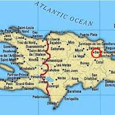 As observed on the physical map of the country above, dominican republic is mountainous in the central and west, while extensive lowlands dominate the southeast. Map Of Dominican Republic And Haiti With Study Site Circled Source Download Scientific Diagram