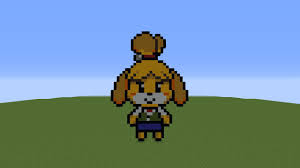 Custom minecraft maps are shared by the community to inspire, download and experience new worlds. Minecraft Easy Pixel Art Tutorial Animal Crossing Isabelle Youtube
