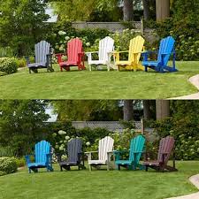 Classic Adirondack Collection Muskoka Chair Patio Furniture Collection Painted Wood Chairs