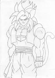 Gogeta super saiyan 3 para colorear. Dibujos Para Colorear De Gogeta Fase 4