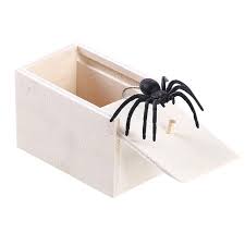 Aprilie nebuni zi lingură amuzant sperie cutie mică din lemn Spider  infricosator păianjen glumă - cumpărați cu prețuri reduse din magazinul  online Joom