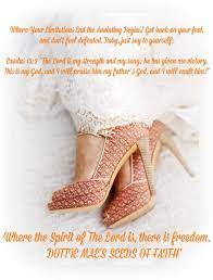 Christian quote for women, teens, young, teenage, college bible verse scripture inspirational motivational encouraging life love strength future. The Lord Is My Strength Wedding Shoes Shoe Inspiration Wedding Shoes Vintage
