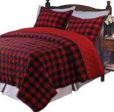Black And White Plaid Comforter Twin Red Comforter Sets For Warm And Cozy Bedroom Decor Plaid Bedding Black Bedding Quilt Sets