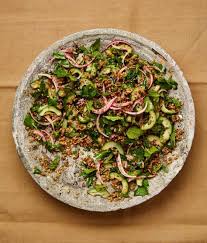 It's made with pearl couscous, sometimes. Yotam Ottolenghi S Summer Salads Recipes Summer Salad Recipes Summer Salads Salad Recipes
