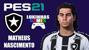 Originally a member of the trops youth development center (based in niterói, rio de janeiro) matheus joined botafogo at the age of 11. Pes 21 Matheus Nascimento Botafogo Look Alike How To Make Tutorial Youtube