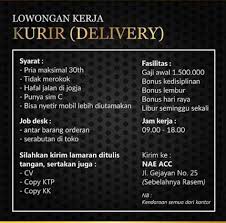 Sambal asli nusantara may 04, 2021. Loker Supir Serabutan Sleman Lowongan Kerja Supir Pribadi Artis Lokercumacuma Pionir Istilah Loker Identik Dengan Lowongan Kerja Situs Loker Id Hadir Sejak 2007 Mempermudah Cari Pekerjaan Dan Perekrutan Karyawan Alicinations