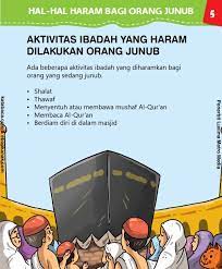 Apa Saja Ibadah Yang Haram Dilakukan Orang Junub Orang Quran Membaca