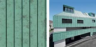 These seams should be staggered for adjacent pans to avoid excessive thickness of copper at the standing seam. Prefalz P10 Patina Green Sig Zinc Copper