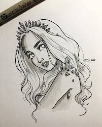 Instagram Photo By Juditmallolart Inktober Day 9 Ice Witch Thank You All So Much For The Nice Comments O Art Sketches Art Drawings Sketches Cute Drawings