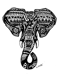 Safari animals line art sketch of elephant elephant cartoon sketch of an elephant elephants illustration elephant line art outline of an elephant drawings of elephants elephant sketch vector. Aztec Elephant Head Drawing By Loren Hill