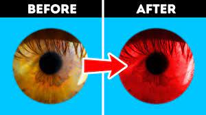 For better image manipulation and artistic effects, you might want to change the eye color to match the theme of the picture. 20 Optical Illusions And One Cool Trick That Ll Change Your Eye Color Youtube
