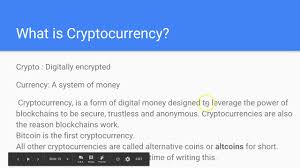 By this time i bet many of you might have come across the term cryptocurrency. Blockchain And Cryptocurrency 101 5 What Is Bitcoin And Cryptocurrency Youtube
