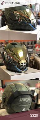 Icon Airflite Battlescar Helmet Helmet Indian Scout Bike Custom Sport Bikes