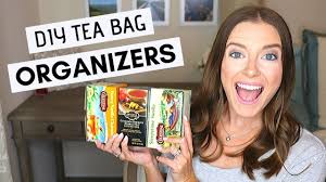Fold the edges of the coffee filter towards the center. Kitchen Organization Organize Tea Bags With This Easy Diy Tea Bag Holder Youtube