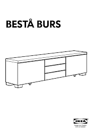 There is plenty of space for tv games and accessories in the two spacious drawers. Besta Burs Tv Bench High Gloss White Ikeapedia