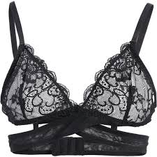 Crosscriss Lace Jacquard Bra 20 Liked On Polyvore Featuring Intimates Bras Lacy Bras And Lace Bra