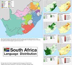 Map Of Languages Of South Africa Languages Southafrica Map Map Language Map Infographic Map