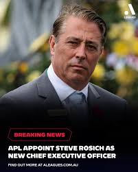 The Australian Professional Leagues has today announced the appointment of  its new CEO, Steve Rosich ✍️ Rosich joins the A-Leagues with over 25 years'  experience of senior leadership in sport, including the