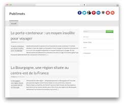 Best Wordpress Template Coller Publimots Fr Wordpress Template Templates Wordpress