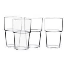 ikea mustig glass can be stacked inside one another to save space in your cabinets when not in use ikea glasses glassware glass