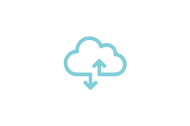 Cloud Transfer Logo Template Logo Templates Tech Logos Business Card Logo