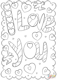 These spring coloring pages are sure to get the kids in the mood for warmer weather. I Love You Doodle Card Coloring Page Free Printable Coloring Pages Free Printable Coloring Pages Printable Coloring Book Coloring Pages