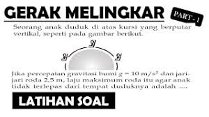 Seorang anak duduk diatas kursi pada roda yang berputar vertikal. Pembahasan Soal Gerak Melingkar Kelas 10 Part 2 Youtube