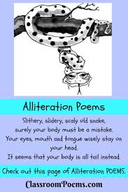 Alliteration Poems Alliteration Poems Alliteration Kids Poems