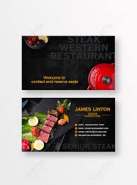 Most catering companies will do occasional bridal tastings. Steak Western Food Catering Business Card Template Image Picture Free Download 465325931 Lovepik Com