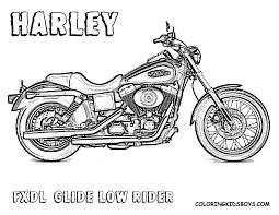 Harley 02 Fxdl Glide Low Rider Coloring Pages Book For Kids Boysdotcom Gif 1056 816 Harley Davidson Art Harley Davidson Coloring Pages
