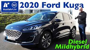 The ford kuga is a compact sport utility vehicle (suv) produced by ford since 2008. 2020 Ford Kuga 2 0 Ecoblue Hybrid Vignale Mhev Kaufberatung Test Deutsch Review Fahrbericht Youtube