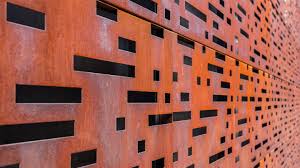 Modular building - Facade material: Corten steel facade panels | M&W  Construction