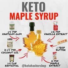 Keto Maple Syrup Here Is A Delicious Recipe For Keto Maple Syrup By Ruledme Calories Macros This Makes 1 Cup Total 4 Ser Keto Keto Recipes Easy Keto Sauces