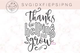 Thank you to everybody that subscribed to my channel! Thanks For Helping Me Grow Svg Dxf Eps Png By Theblackcatprints Thehungryjpeg Com