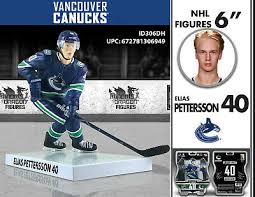 I just assumed that it was photoshopped: Vancouver Canucks Nhl 6 Figure Elias Pettersson Statues