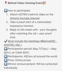Online, article, story, explanation, suggestion, youtube. After School Club On Twitter Watch Astro S Behind Video And Participate In The Event Below Link Https T Co Uypedhtgeb Behindasc Astro Asc Astro Astro Staff Https T Co Szwr2nxwba