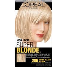 Looking for hair dye colors and fresh hair color ideas for a new season? L Oreal Paris Super Blonde Creme Lightening 205 Light Brown To Blonde 1 Kit Walmart Com Walmart Com