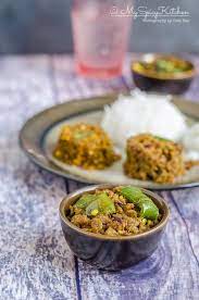 Kheema Shimla Mirch Ground Goat Bell Pepper Curry Myspicykitchen Stuffed Peppers Indian Food Recipes Lamb Recipes