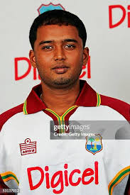 Portrait of Ryan Ramdass of West Indies A team at Park Inn Hotel,... News  Photo